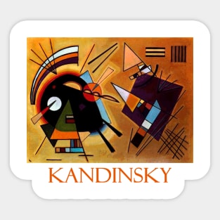 Black and Violet by Wassily Kandinsky Sticker